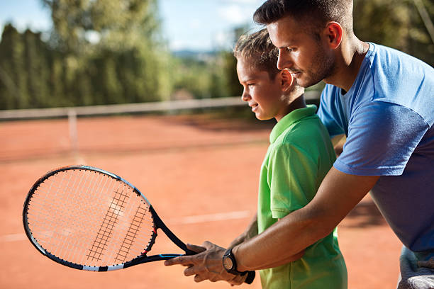 learning to play tennis